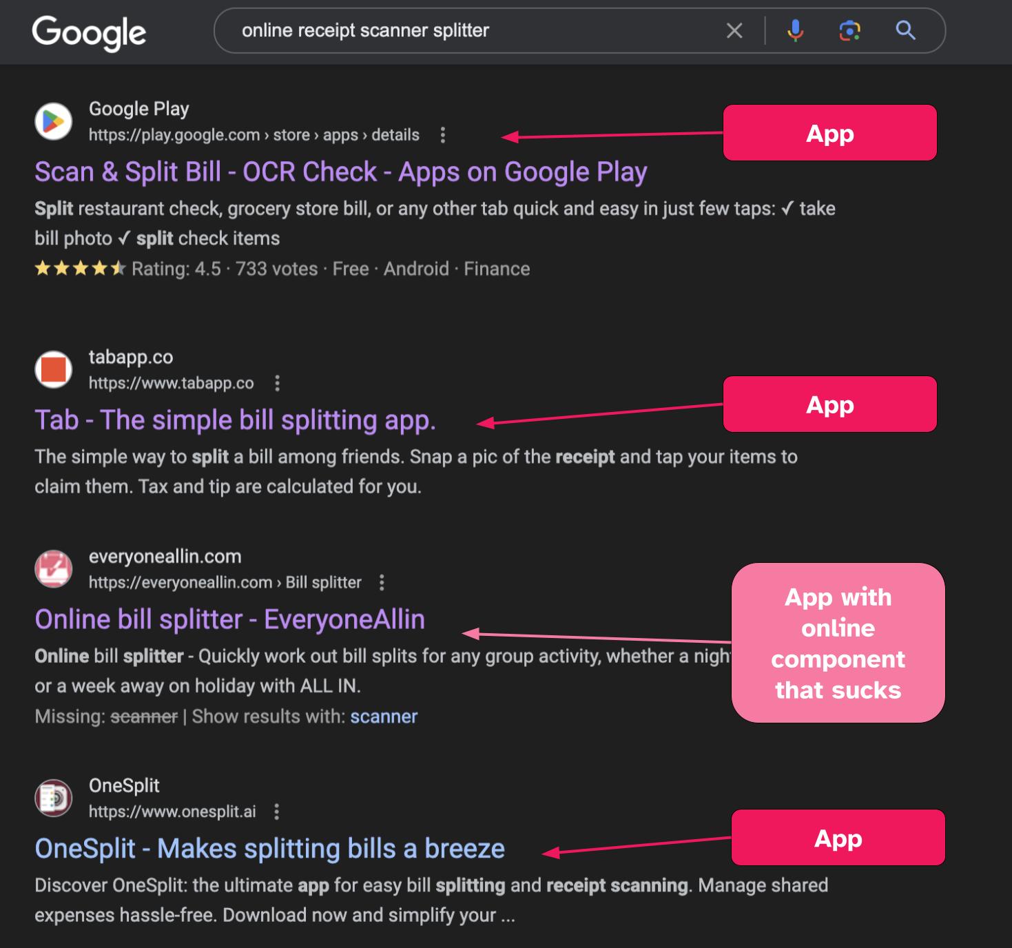 Search results of "online receipt scanner splitter"